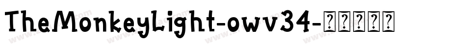 TheMonkeyLight-owv34字体转换