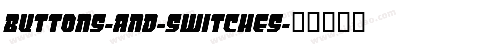 Buttons-and-Switches字体转换