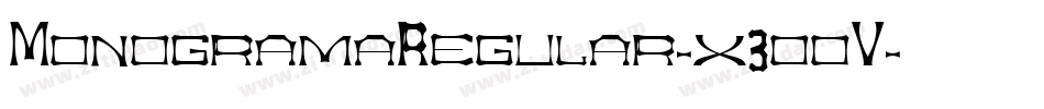 MonogramaRegular-x3ooV字体转换