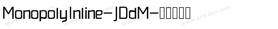 MonopolyInline-JDdM字体转换