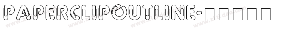 PaperClipOutline字体转换