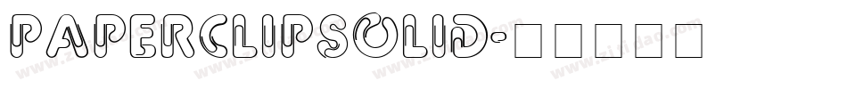 PaperClipSolid字体转换