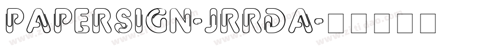 PaperSign-JRRda字体转换