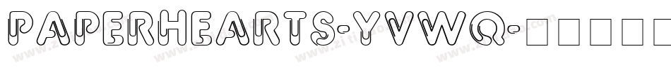 Paperhearts-Yvwq字体转换