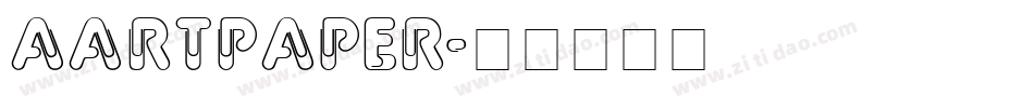 aArtPaper字体转换