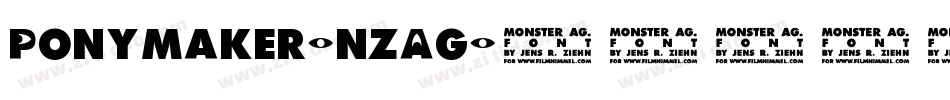 Ponymaker-nzAg字体转换