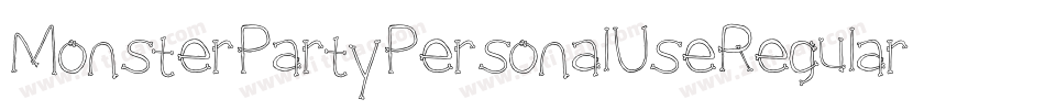 MonsterPartyPersonalUseRegular-0Wlj4字体转换 MonsterPartyPersonalUseRegular-0Wlj4字体转换