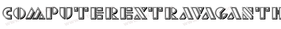 ComputerExtravagantHollow字体转换 ComputerExtravagantHollow字体转换