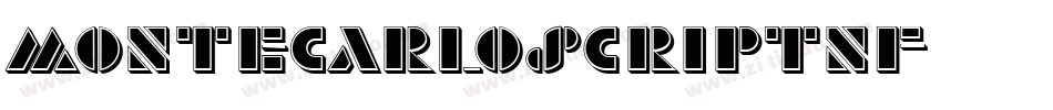 MonteCarloScriptNF字体转换