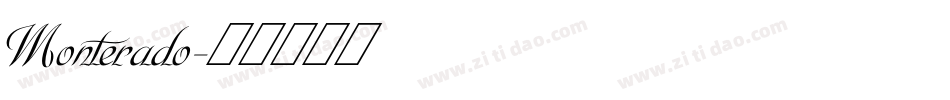 Monterado字体转换