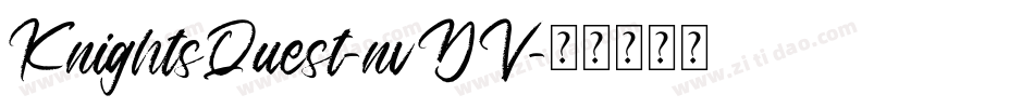 KnightsQuest-nvDV字体转换