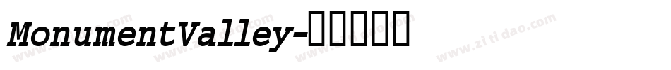MonumentValley字体转换 MonumentValley字体转换