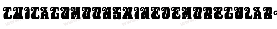 ChicagoMoonshineDemoRegular-7GZB字体转换