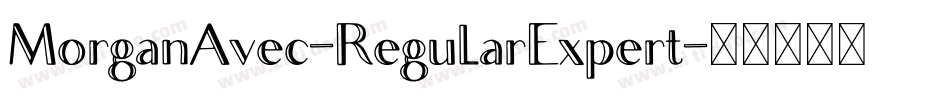 MorganAvec-RegularExpert字体转换