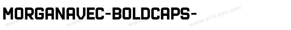MorganAvec-BoldCaps字体转换