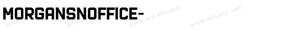 MorganSnOffice字体转换