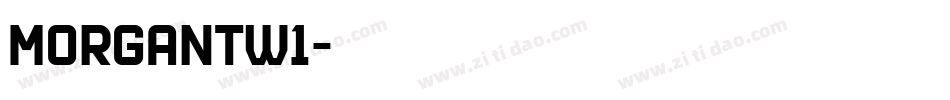 MorganTw1字体转换