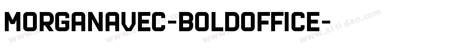 MorganAvec-BoldOffice字体转换