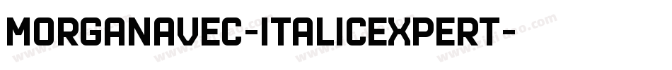 MorganAvec-ItalicExpert字体转换