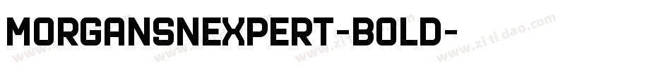 MorganSnExpert-Bold字体转换