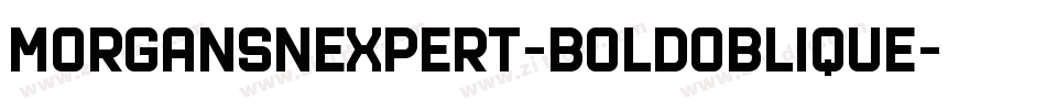 MorganSnExpert-BoldOblique字体转换