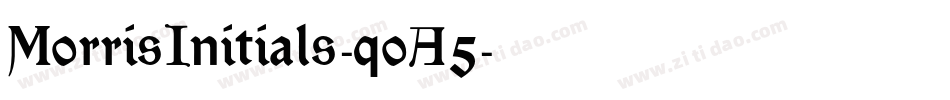 MorrisInitials-qoA5字体转换