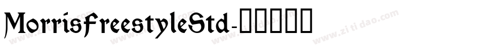 MorrisFreestyleStd字体转换