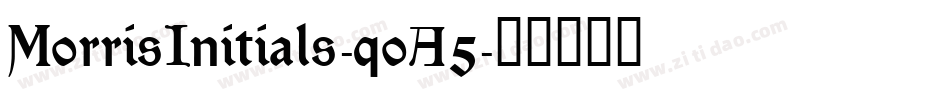 MorrisInitials-qoA5字体转换