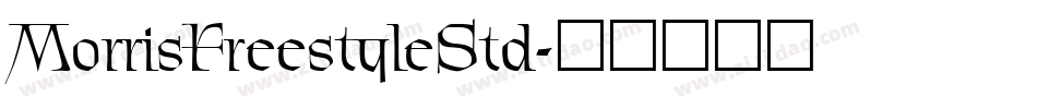 MorrisFreestyleStd字体转换