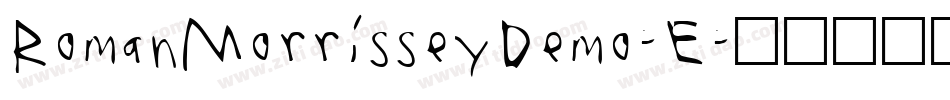 RomanMorrisseyDemo-E字体转换