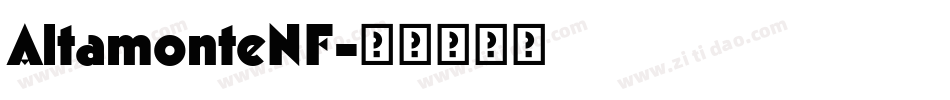 AltamonteNF字体转换