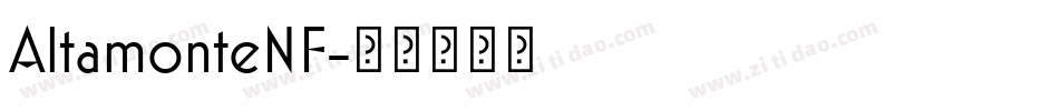 AltamonteNF字体转换