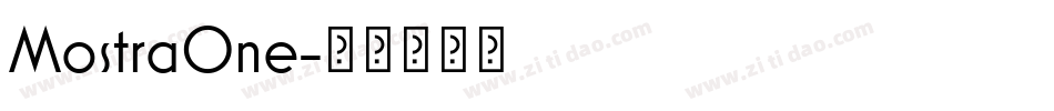 MostraOne字体转换