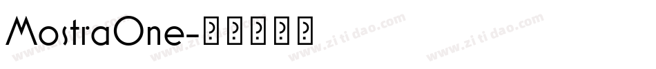 MostraOne字体转换