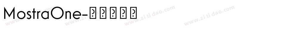 MostraOne字体转换