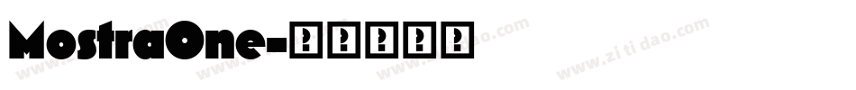 MostraOne字体转换