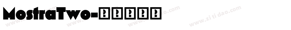 MostraTwo字体转换