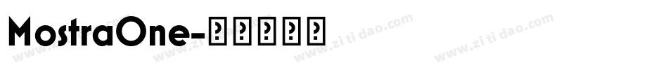 MostraOne字体转换