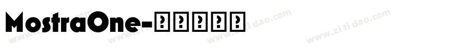 MostraOne字体转换