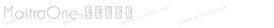 MostraOne字体转换