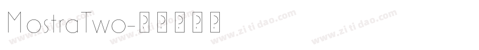 MostraTwo字体转换