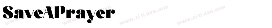 SaveAPrayer字体转换
