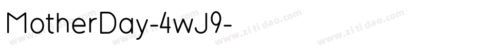 MotherDay-4wJ9字体转换