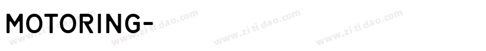 Motoring字体转换