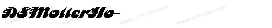 DSMotterHo字体转换