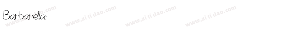 Barbarella字体转换