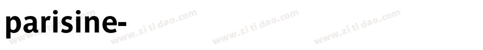 parisine字体转换