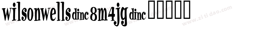 WilsonWells-8M4jg字体转换