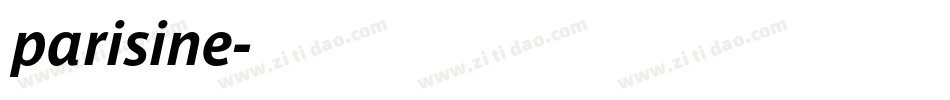 parisine字体转换