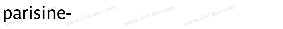 parisine字体转换